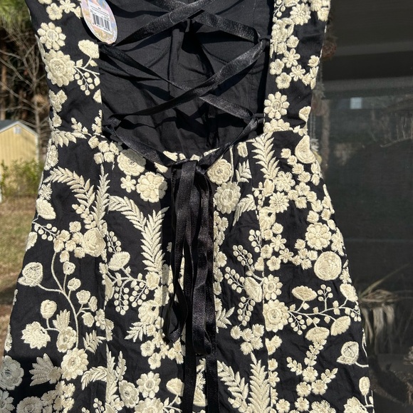 EDDY DORIS EMBROIDERED FRINGE MINI DRESS - Picture 13 of 16